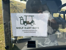 Load image into Gallery viewer, Universal Golf Cart Windshield Message Holder